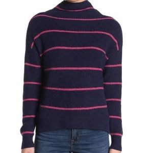 Abound sweater navy/ pink sz XL